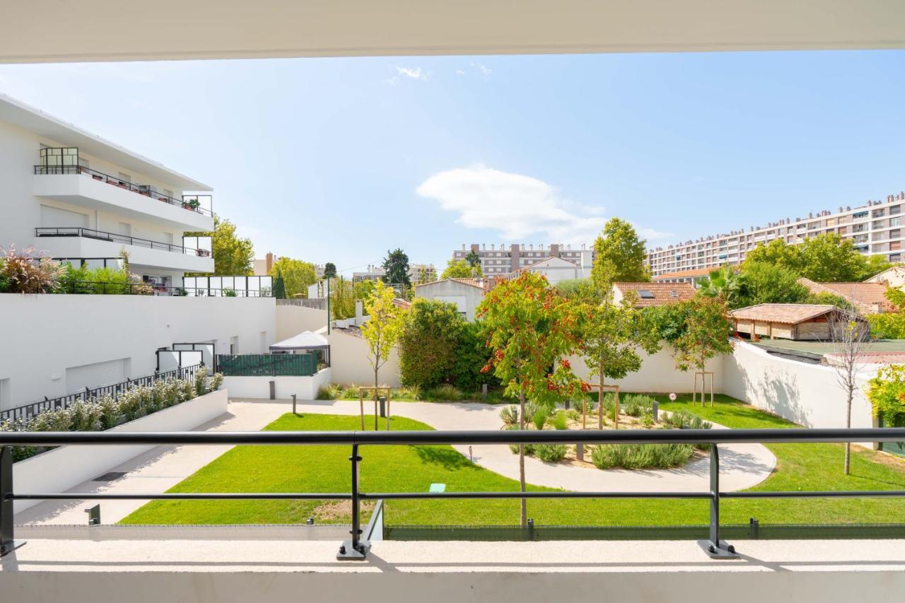 T2 Entre La Plage Et Le Velodrome-Terrasse / Parking Marseille Luaran gambar